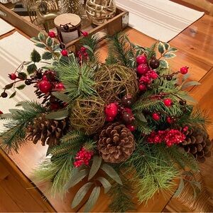 Christmas Floral Centerpiece